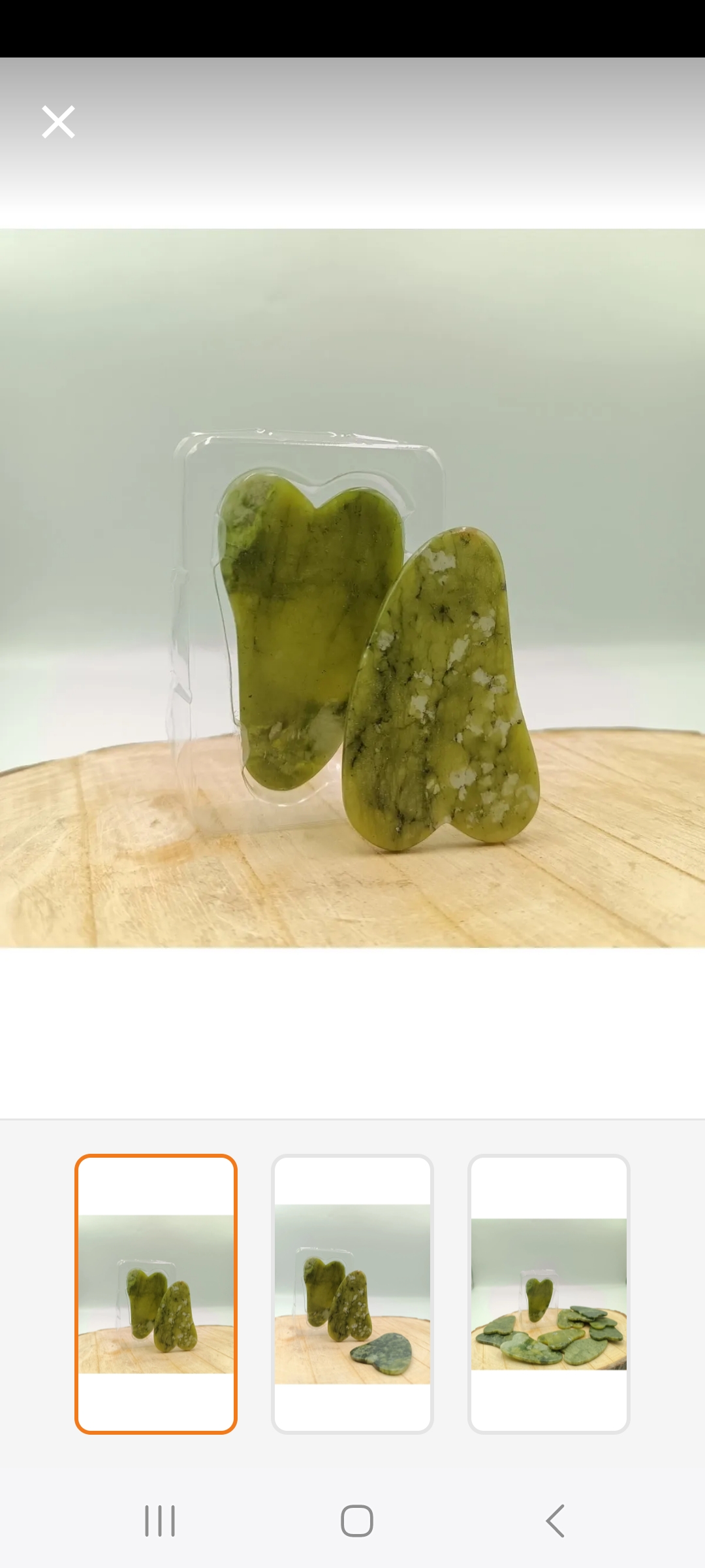 DOĞAL KALP GUA SHA TAŞI