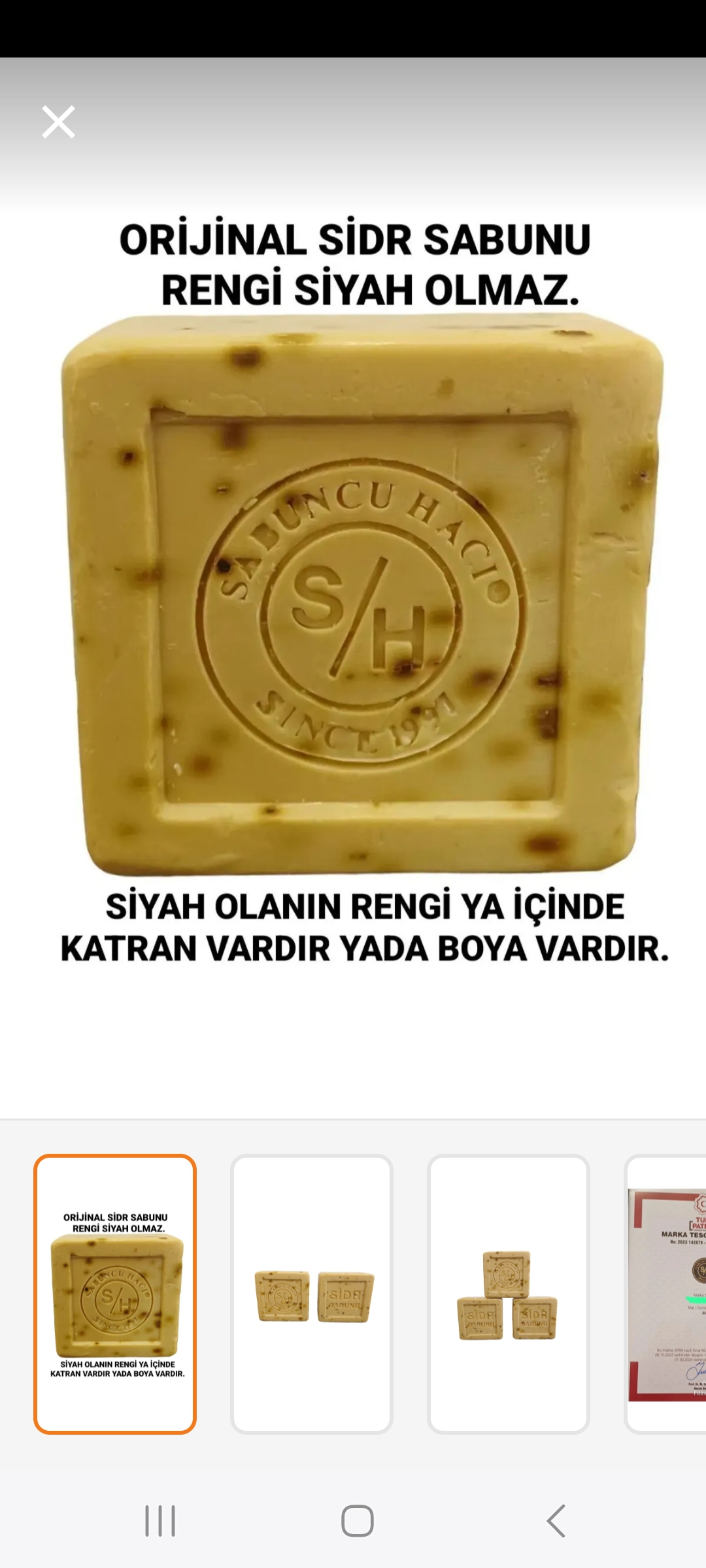 MİSK AMBERLİ SİDR SABUNU