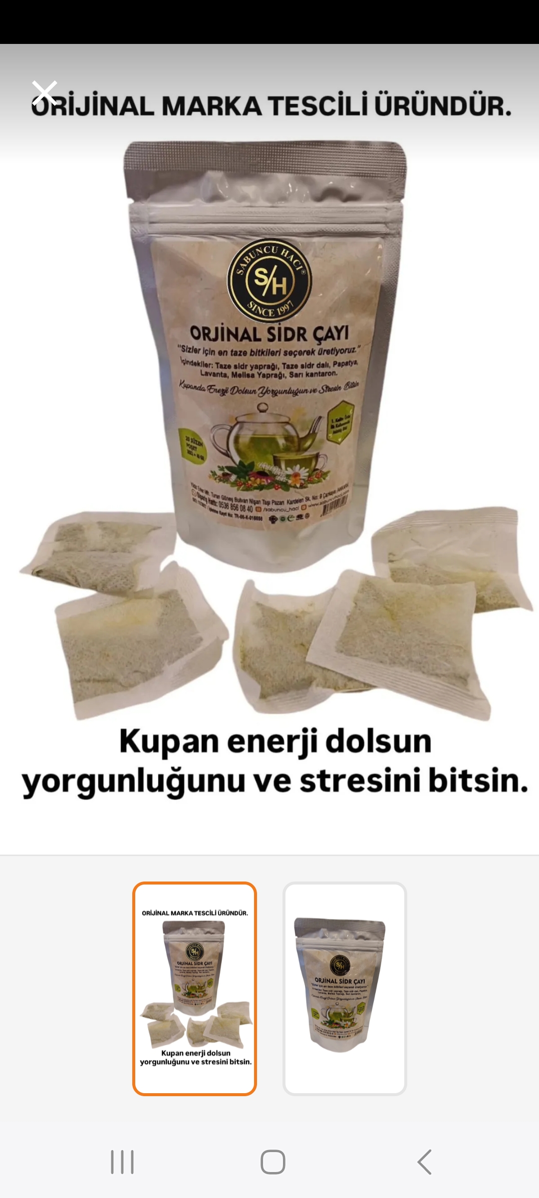 SİDİR ÇAYI ORJİNAL