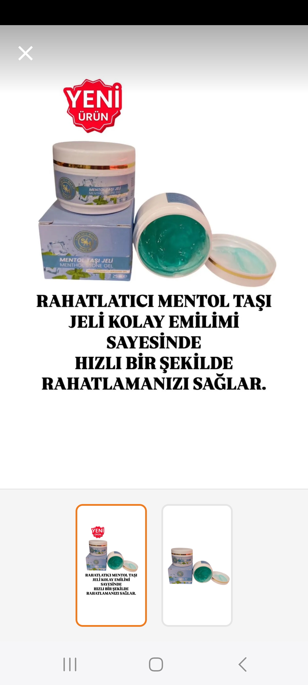 MENTOL TAŞI JELİ