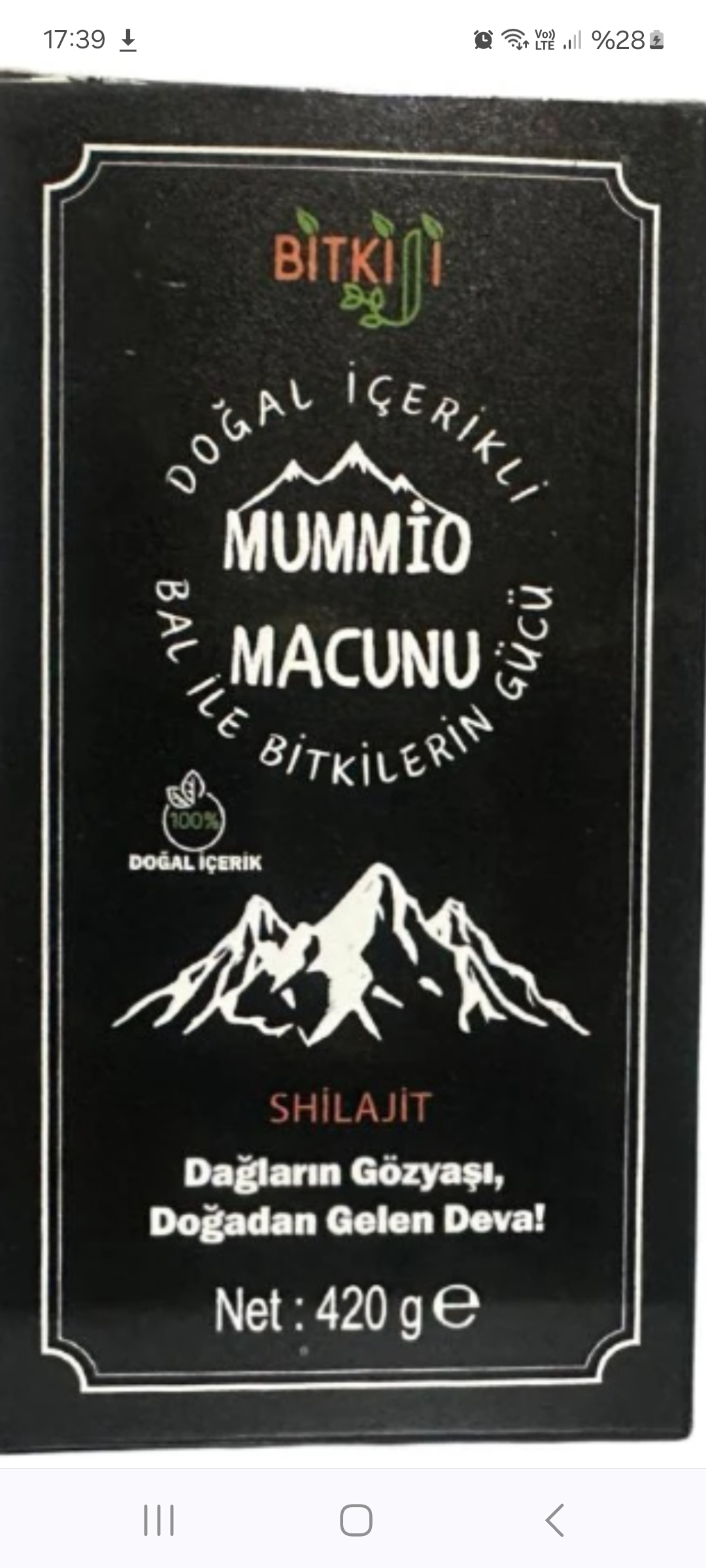 MUMMİO MACUNU