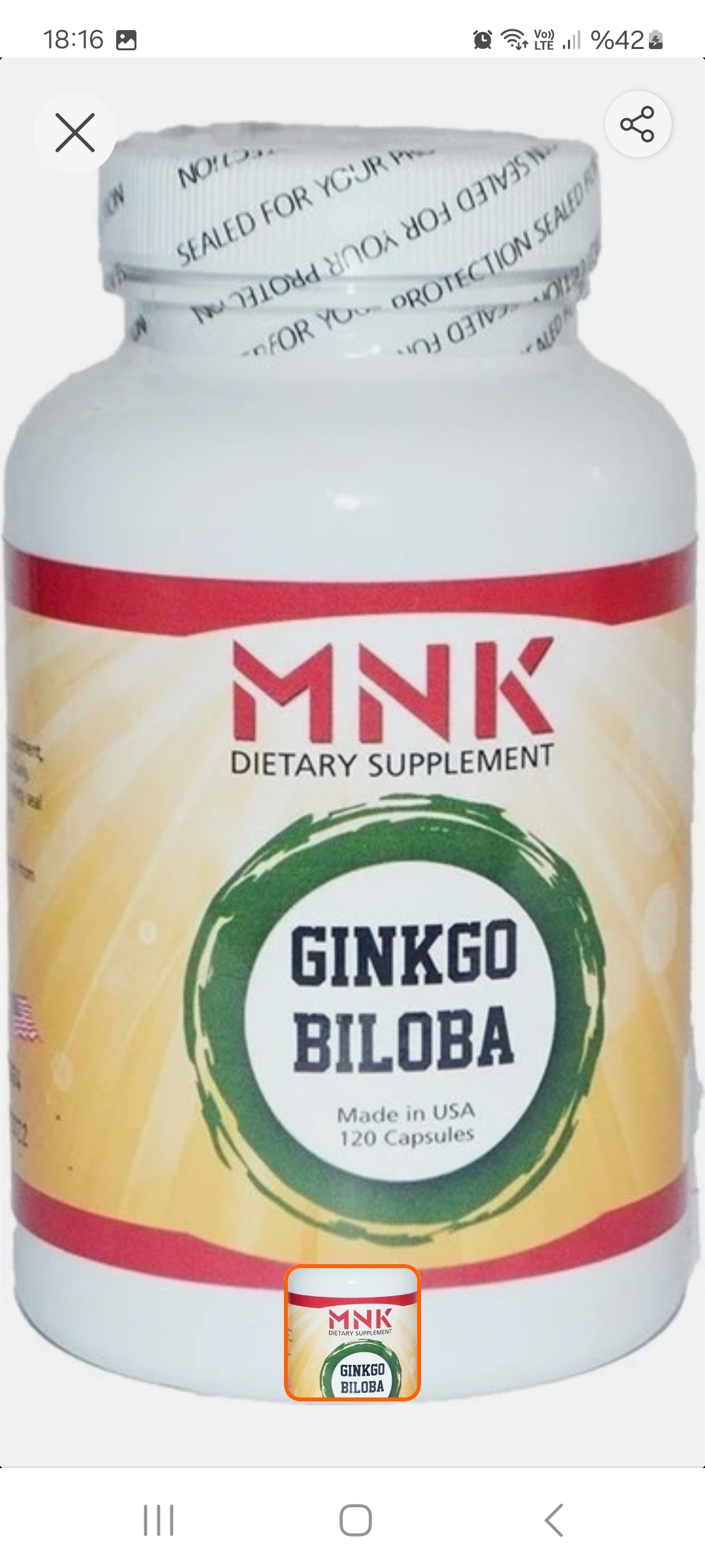 GINKGO BLOBA