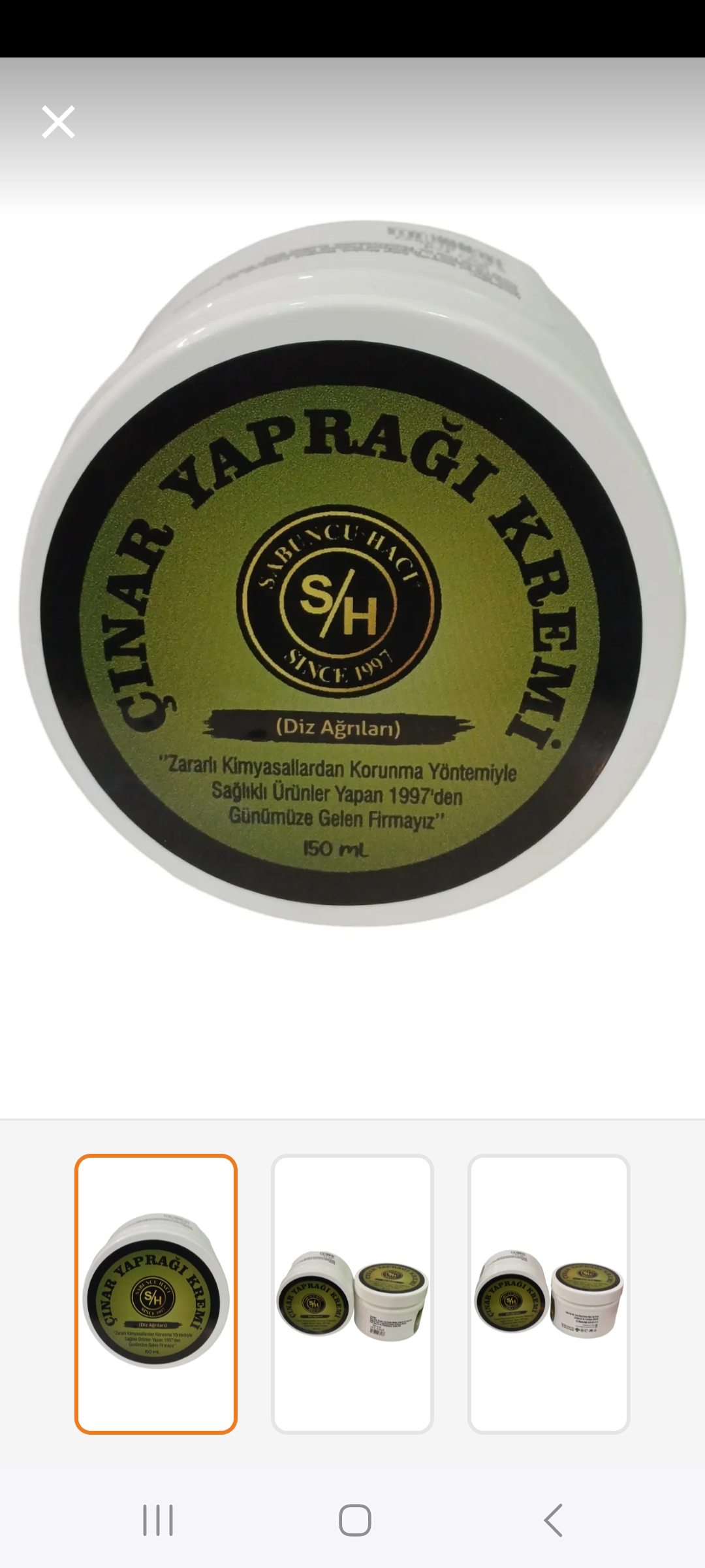 ÇINAR YAPRAĞI KREMİ