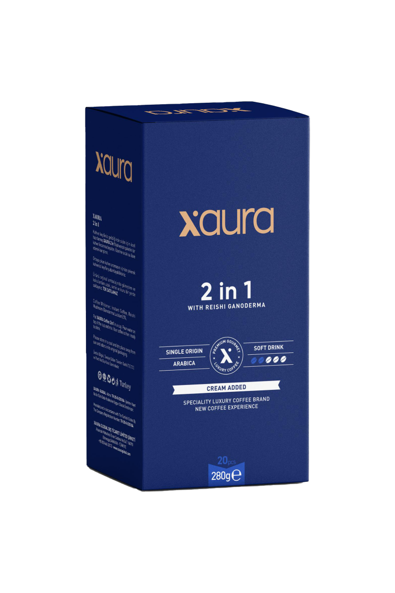 XAURA 2İN 1 REİSHİ MANTARLI KAHVE