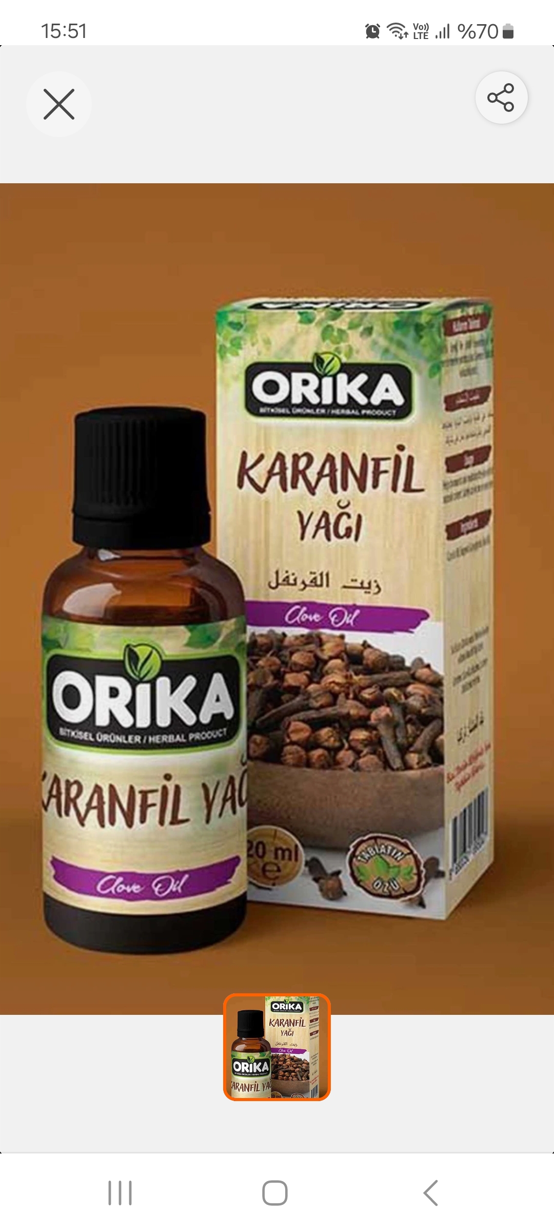 KARANFİL YAĞI